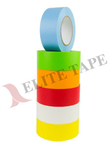 Elite 527C is a Printable Colored Flatback Paper Tape with aggressive rubber adhesive. This product was designed with a smooth paper backing to accept high quality printing. This tape exhibits a nice and easy unwind for high speed printing flexographic printing. Excellent choice for color coding, identification (write-on) tape where a stronger paper tape is needed. Stocked in 6 bright color choices. Elite 527C is an alternative to Shurtape 227,