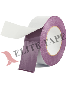 Elite 579P is a custom formulated, Hand-Tearable PET film with a super soft, vibrant “Purple”, solvent based acrylic adhesive system that provides superior initial adhesion to a variety of Rubber, Foam, Plastic, Coated Papers, LSE Films and Heavily Recycled Content Film & Paper at high speeds. Ideal for automatic splicing applications where there is limited dwell time allowed between the substrate and the tape. Used in applications such as: laminating, printing, coating and converting.